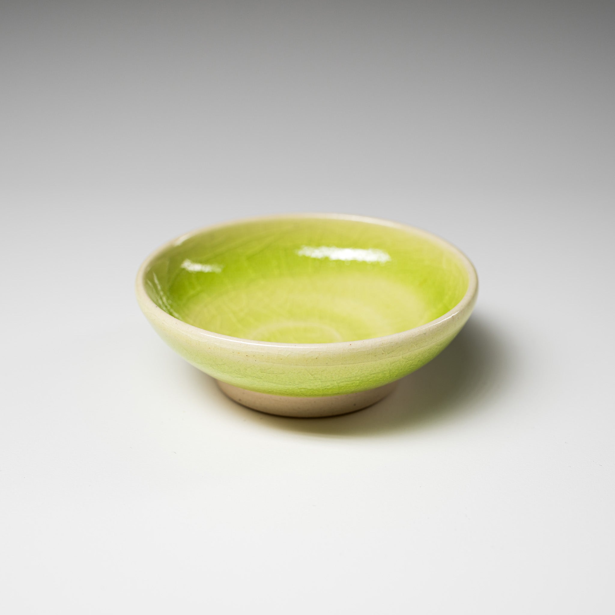 NINSHU Small Japanese Dish - Kaguya Green Ceramic Appetizer Plate for Sushi, Soy Sauce & Condiments | Perfect for Home Dining, Restaurants & Gift Giving