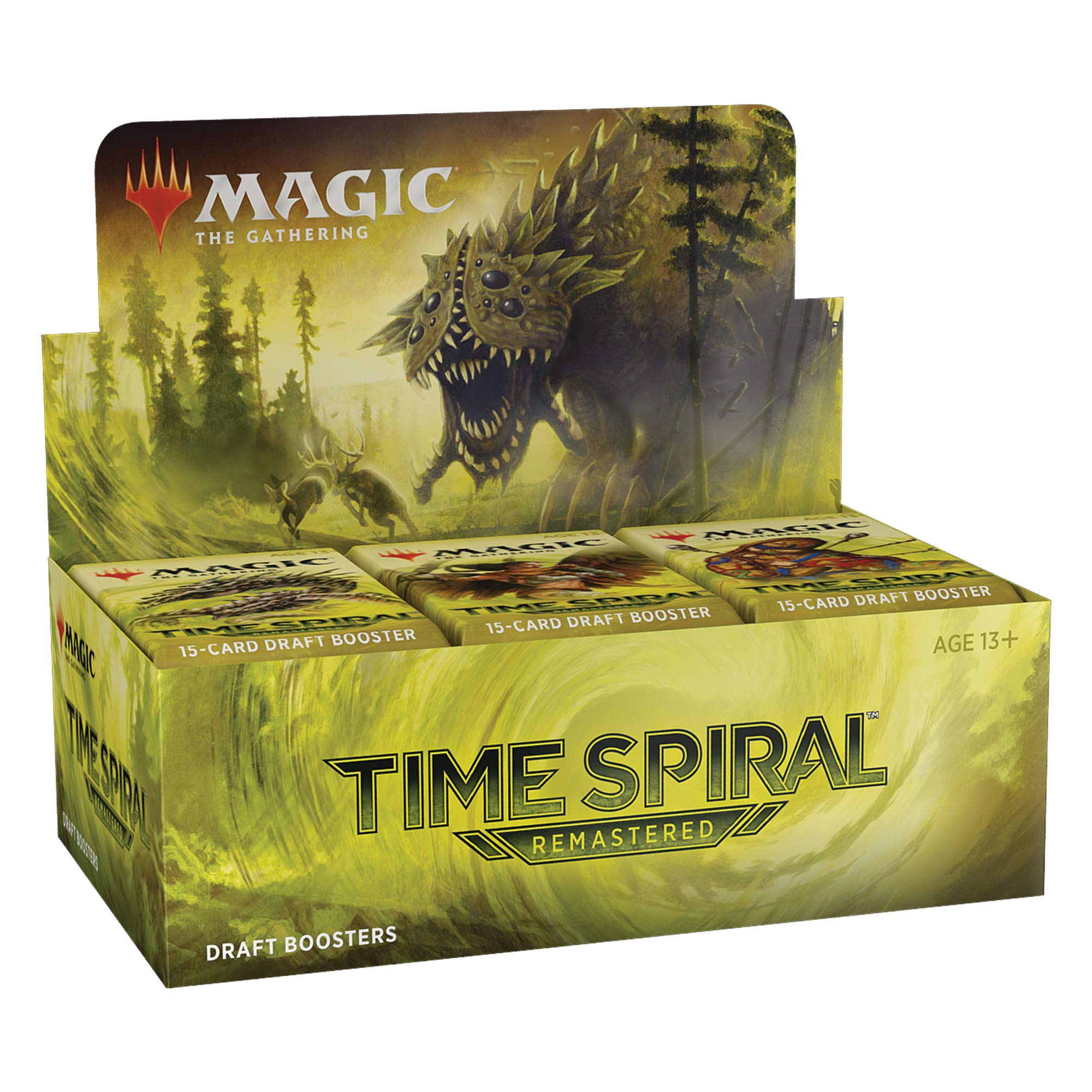 Magic: The Gathering Time Spiral Remastered Draft Booster Box - 36 Packs (540 Cards) | MTG Collectible Trading Card Game | Perfect for Draft Tournaments & Card Collection