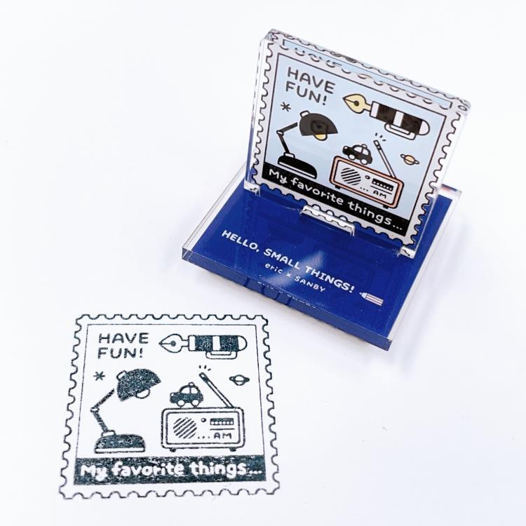 Acrylic Stamp Stand - Eric Collaboration & Sanby - Perfect for Scrapbooking, Card Making, and DIY Craft Projects