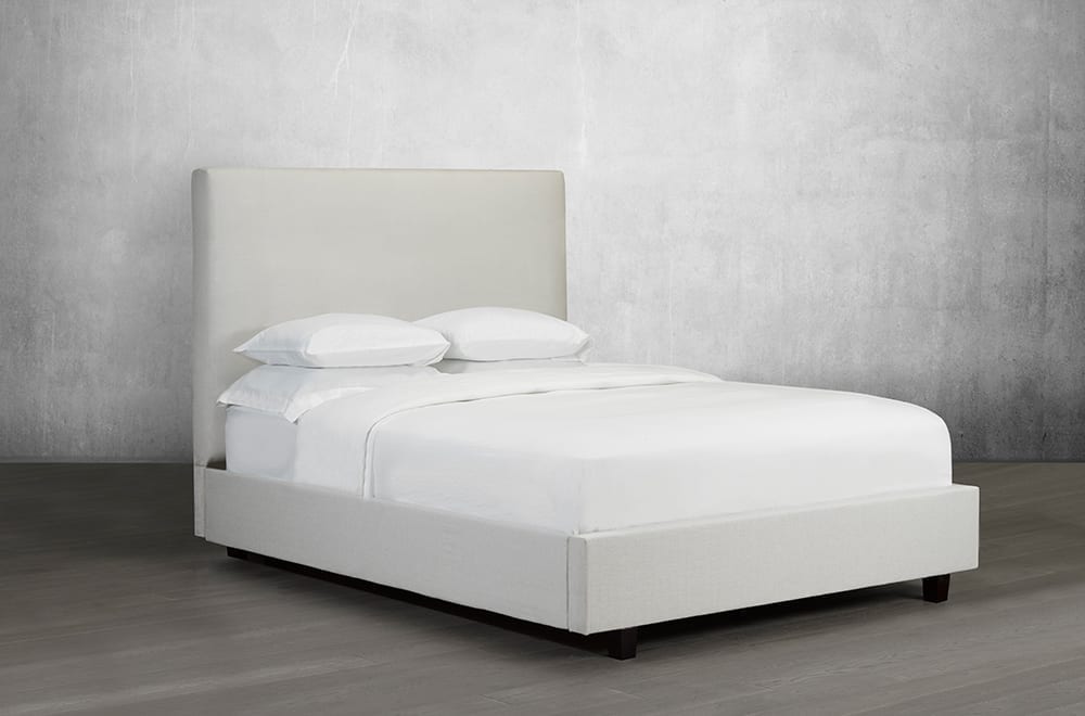 Canadian Made Sivir Platform Bed Frame - Modern Solid Wood Bed with Sturdy Support for Bedrooms, Guest Rooms & Apartments