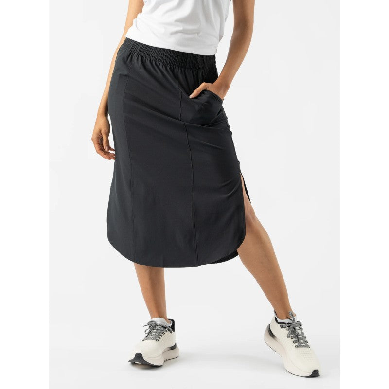 Rabbit Feelin' Fine Skirt - Women's Floral Summer Skirt with Pockets | Perfect for Beach Vacations, Date Nights & Casual Outings