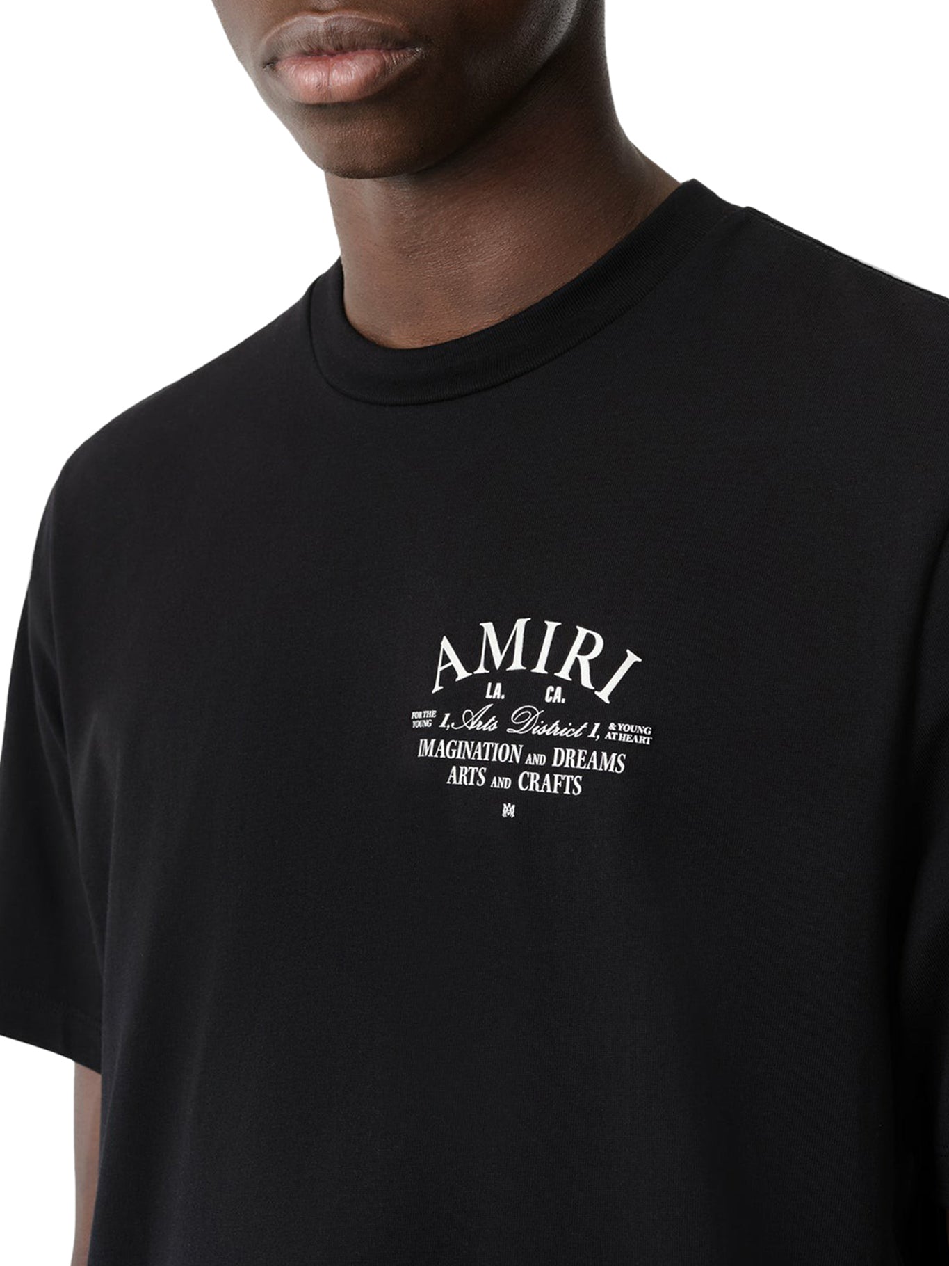 AMIRI ARTS DISTRICT Graphic T-Shirt for Men - Streetwear Fashion Tee with Unique Design | Perfect for Casual Wear, Street Style & Urban Outfits