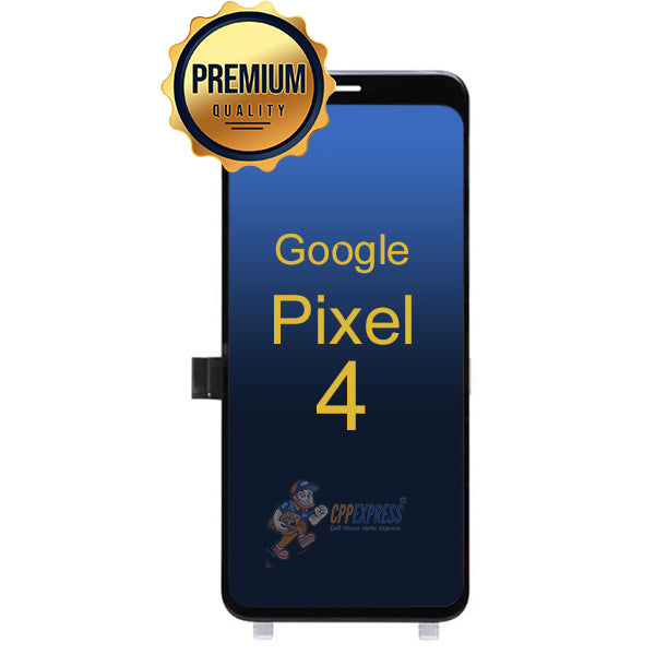 Google Pixel 4 LCD Touch Screen Replacement - Black (Frame Not Included) | DIY Repair Kit for Cracked or Damaged Display | Perfect for Home Technicians & Phone Repair Shops