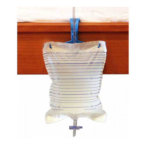 Disposable Urine Bag Holder with Adjustable Hook - Ideal for Hospital, Home Care, and Travel Use