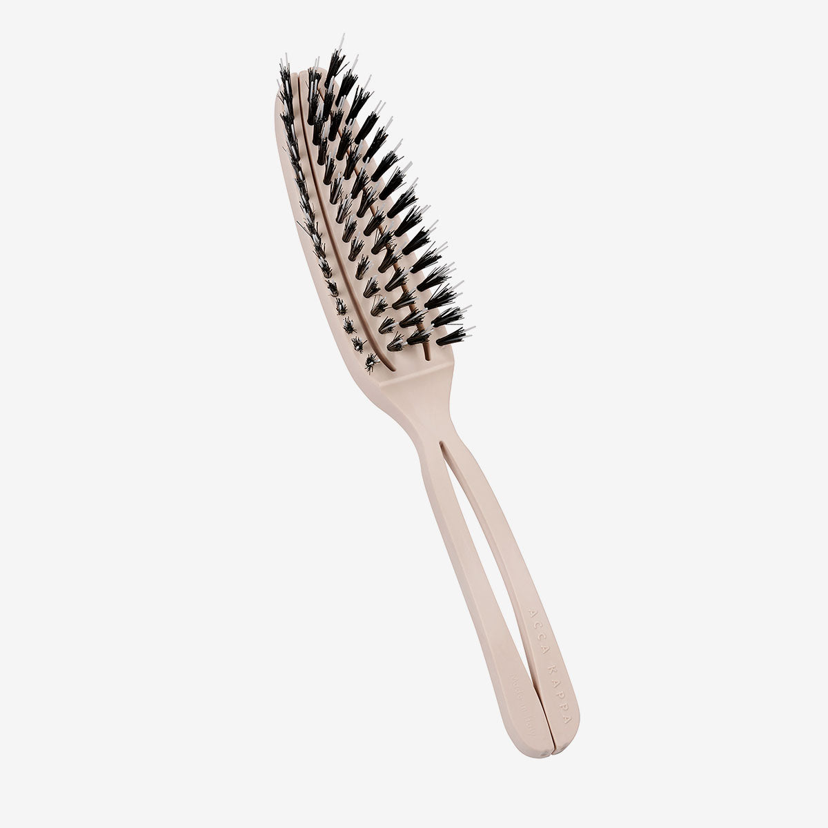 Soft Airy Mixed Bristles Hair Brush - Gentle Detangling for All Hair Types | Perfect for Daily Styling, Salon Use & Travel