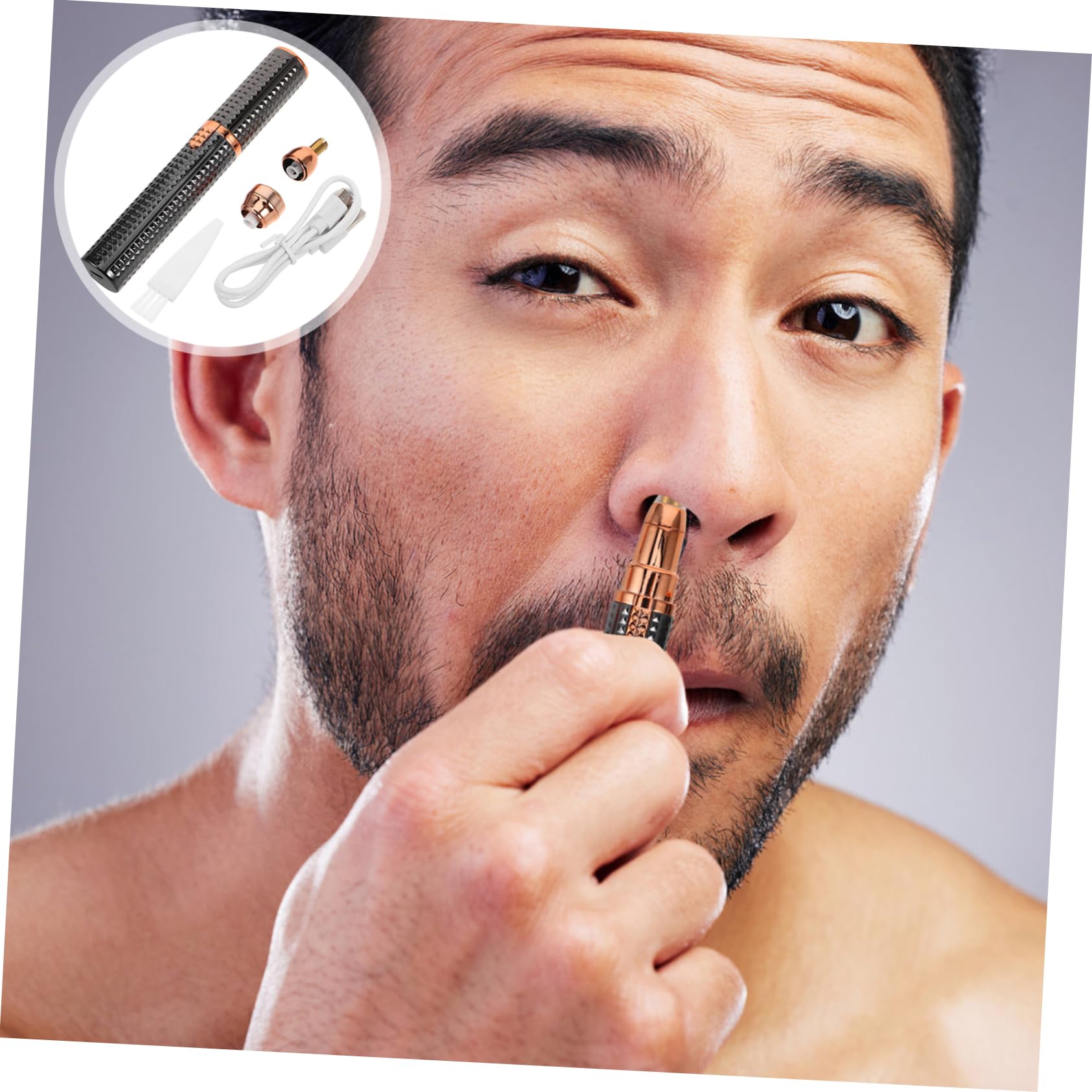 Rechargeable Electric Hair Trimmer for Women - Multi-Purpose Facial Hair Remover, Eyebrow Groomer & Nose Hair Trimmer | Perfect for Travel, Home Use & Personal Grooming