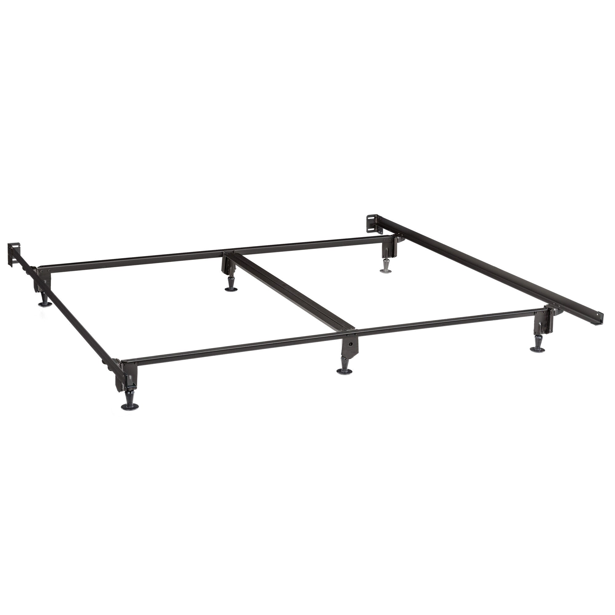 Premium Bed Frame by Glideaway - Sturdy Metal Platform with Noise-Free Support for Mattress - Perfect for Master Bedroom, Guest Room & Dormitory Use