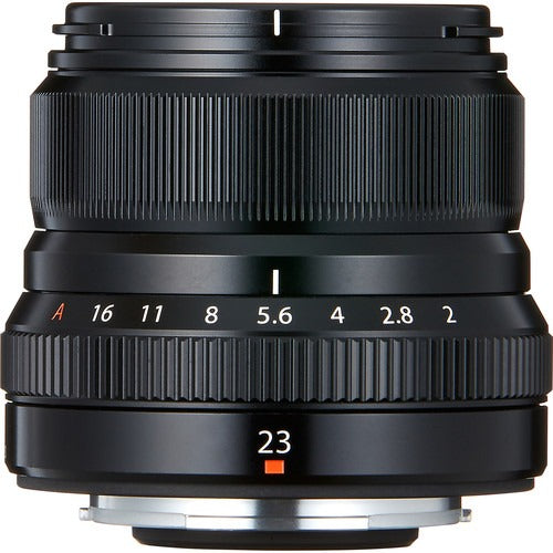 Fujifilm XF 23mm f/2 R WR Lens (Black) - Compact Weather-Resistant Prime Lens for Street & Travel Photography | Perfect for Fujifilm X-Mount Cameras