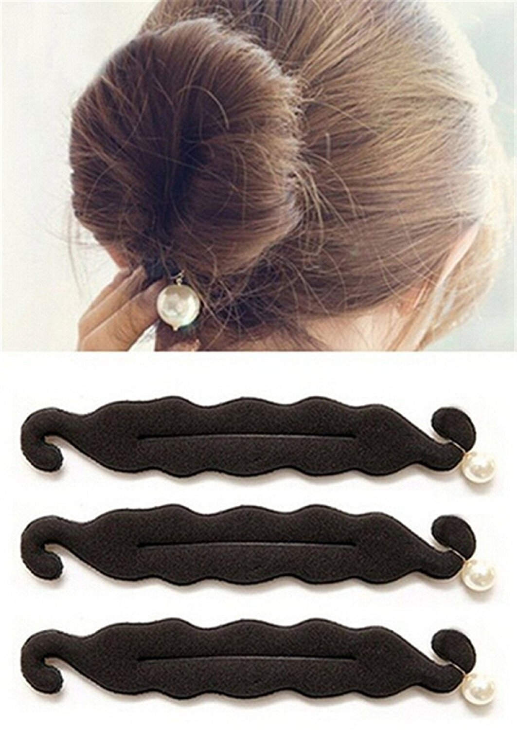 BOXO Hair Clips for Women & Girls - 20g Black Hair Accessories for Wedding, Party & Everyday Use - Pack of 1 (11302) - Perfect for Bridal, Prom, Office & Casual Hairstyles