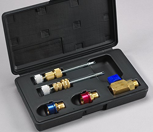 Yellow Jacket 18965 Automotive R-134A 3-in-1 Vacuum/Charge/Recover Core Tool Kit for AC System Maintenance - Professional HVAC & Auto Repair Equipment for Mechanics