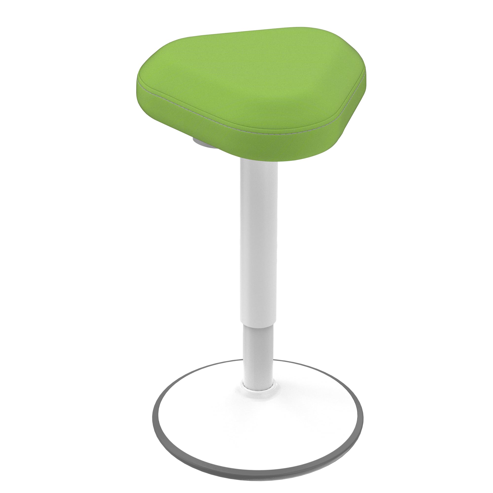 Adjustable Ergonomic Standing Stool - 360° Swivel Office Chair with Memory Foam Seat Cushion & Anti-Slip Base for Standing Desk, Home & Office Workspace
