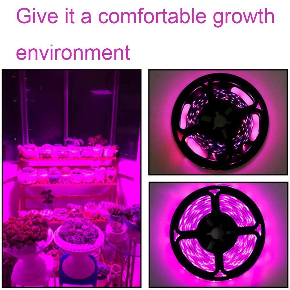 **5V USB LED Plant Grow Light Strips - Full Spectrum Waterproof Indoor Grow Lamp for Hydroponics, Succulents, Vegetables & Flowers - 0.5m Light Bar - Perfect for Home Gardening & Indoor Plant Growth**