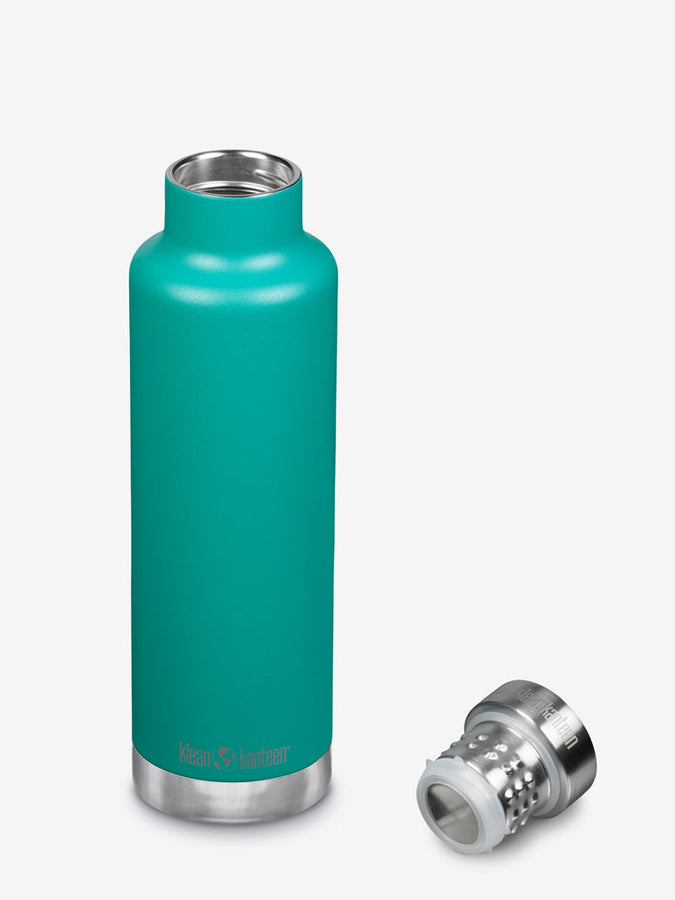 Klean Kanteen 750ml Stainless Steel Insulated Water Bottle with Leak-Proof Pour Through Cap - Perfect for Hiking, Gym & Outdoor Activities