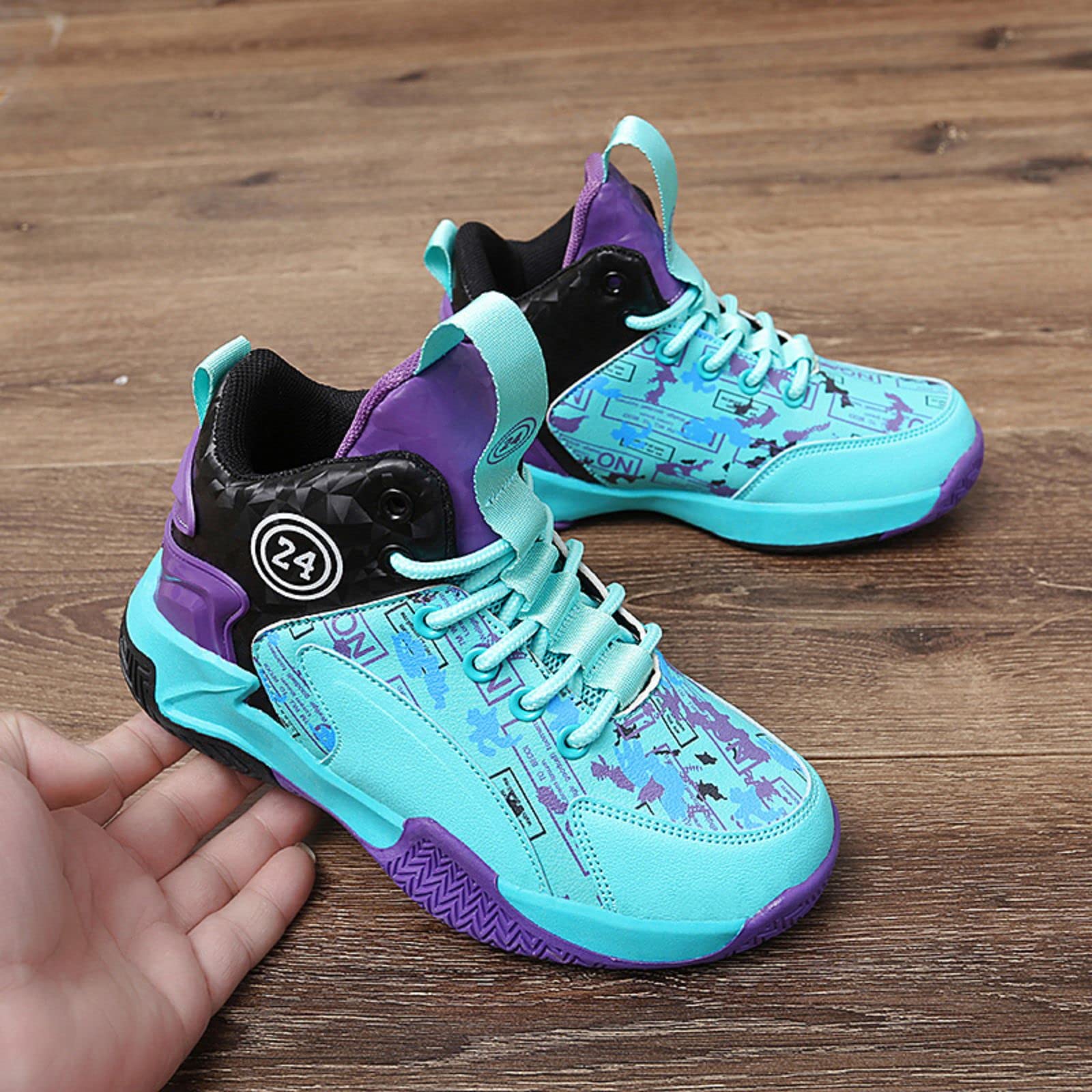 Best Kids Basketball Shoes for Boys & Girls - Lightweight, Non-Slip, Breathable Sports Sneakers for Indoor & Outdoor Play, Training, and School PE Classes