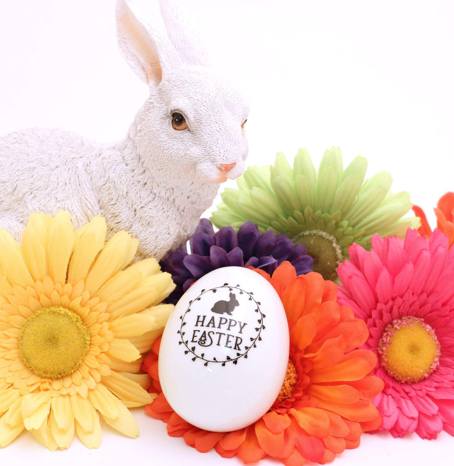 Hand-Painted Porcelain Easter Egg - Ceramic Decorative Collectible by Lorrie Veasey - Perfect for Easter Decorations, Gift Giving & Holiday Table Centerpieces