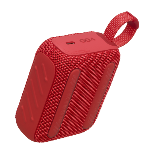 JBL GO 4 Portable Bluetooth Speaker - Wireless, Waterproof, 10 Hours Playtime - Perfect for Outdoor, Beach, Pool Party & Travel (Red)