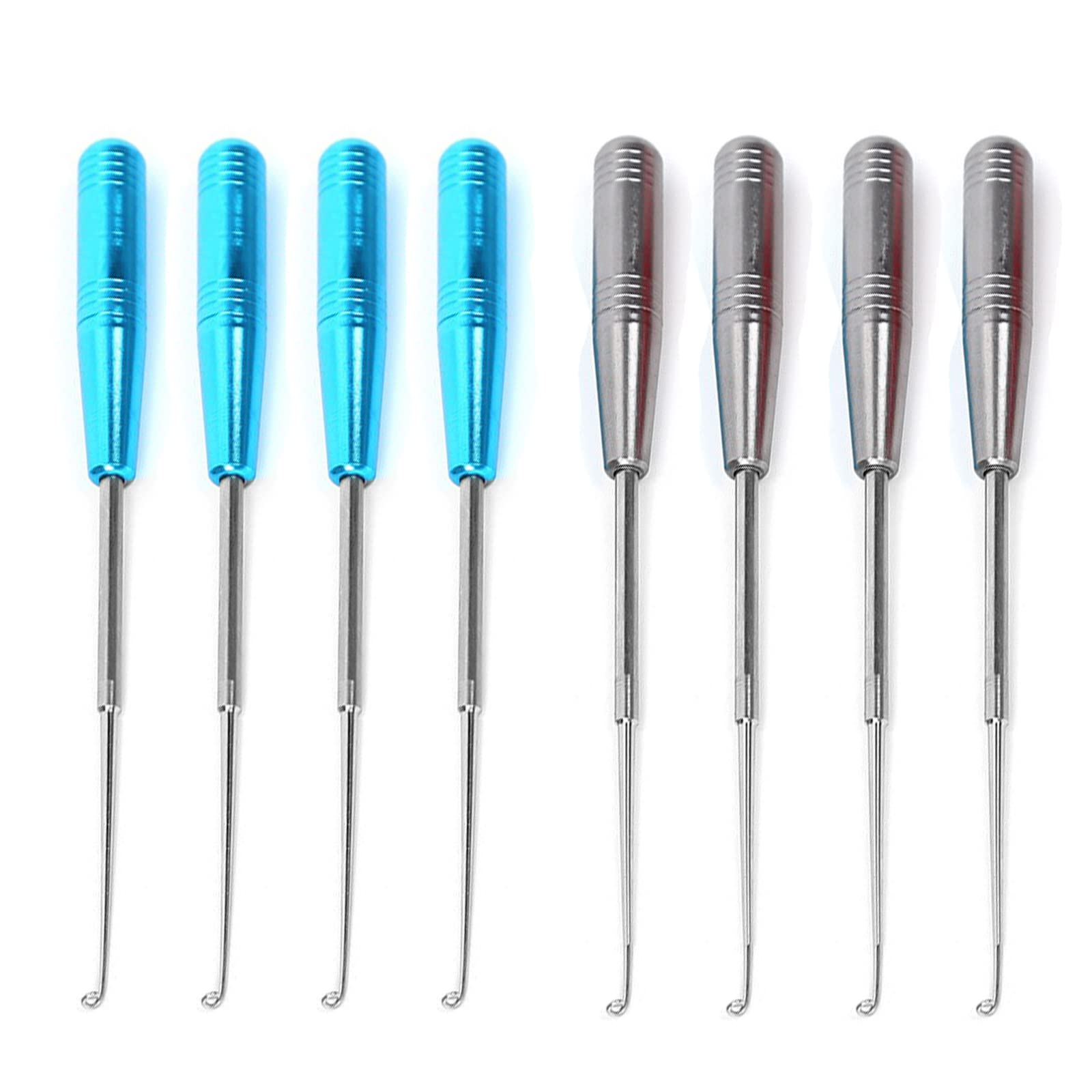 FANNUOYI 8PCS Stainless Steel Fishing Hook Remover Tool Kit - Quick Release Hook Extractor for Safe Fish Hook Removal | Perfect for Bass, Trout, and Saltwater Fishing Accessories