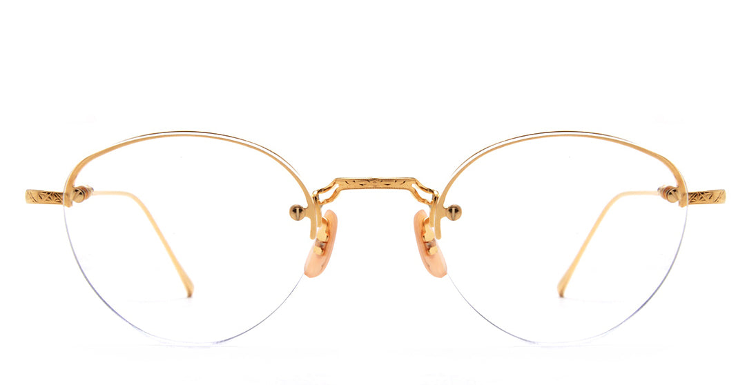 Oliver Low Profile Round Metal Frame Glasses - Lightweight & Stylish Eyewear for Men & Women - Perfect for Reading, Driving & Everyday Use
