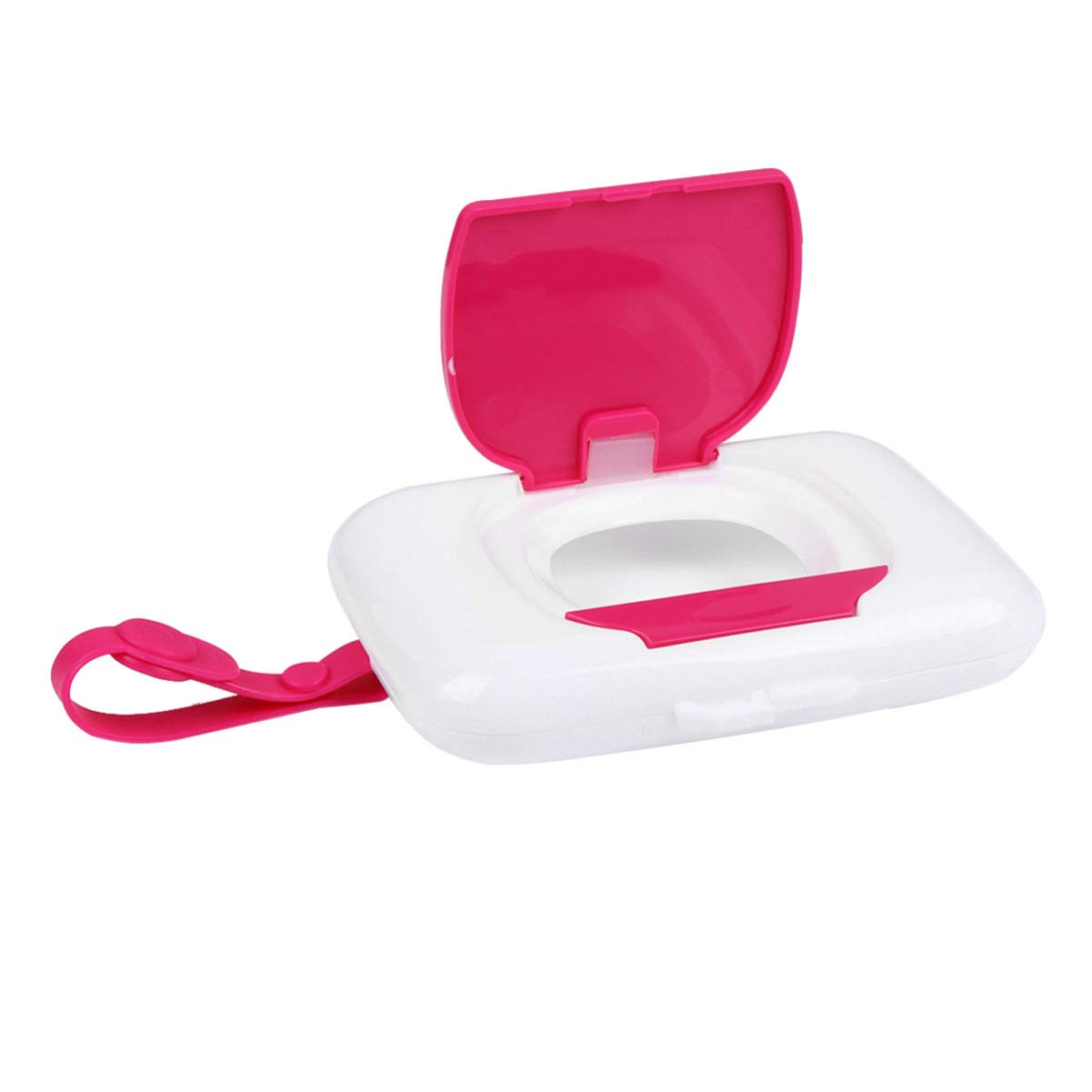 Portable Baby Wipes Dispenser Holder - Travel-Friendly Refillable Tissue Case Box for Home, Office & Car - Compact Wipes Carrying Case for Diaper Bags, Strollers & On-the-Go Parents