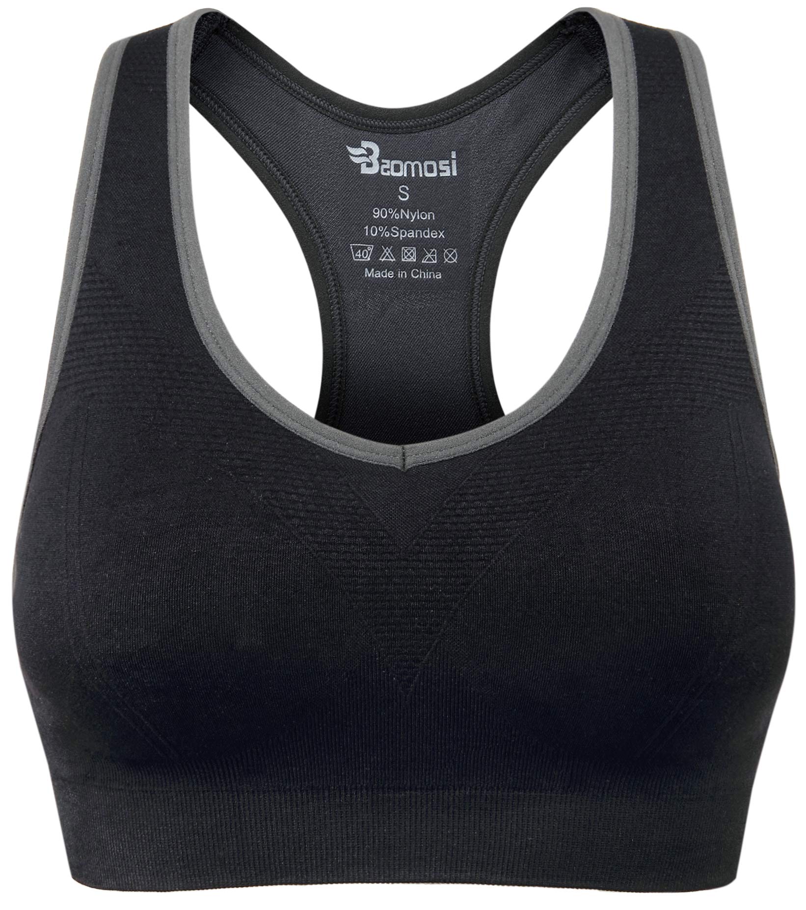 High Impact Seamless Racerback Sports Bra for Women - Supportive Workout Top for Yoga, Gym, Running & Fitness Training - Perfect for High-Intensity Exercise and Active Lifestyles