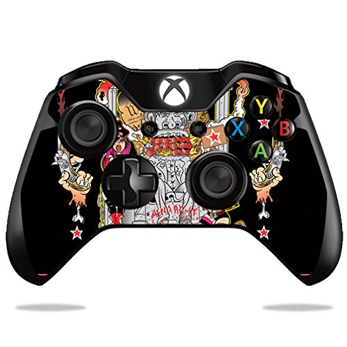MightySkins Custom Skin Wrap Compatible with Microsoft Xbox One & One S Controller - Durable Vinyl Decal Sticker Cover (Smoking Abe Design) for Gaming Protection & Personalization - Perfect for Gamers, Collectors & Gift Giving