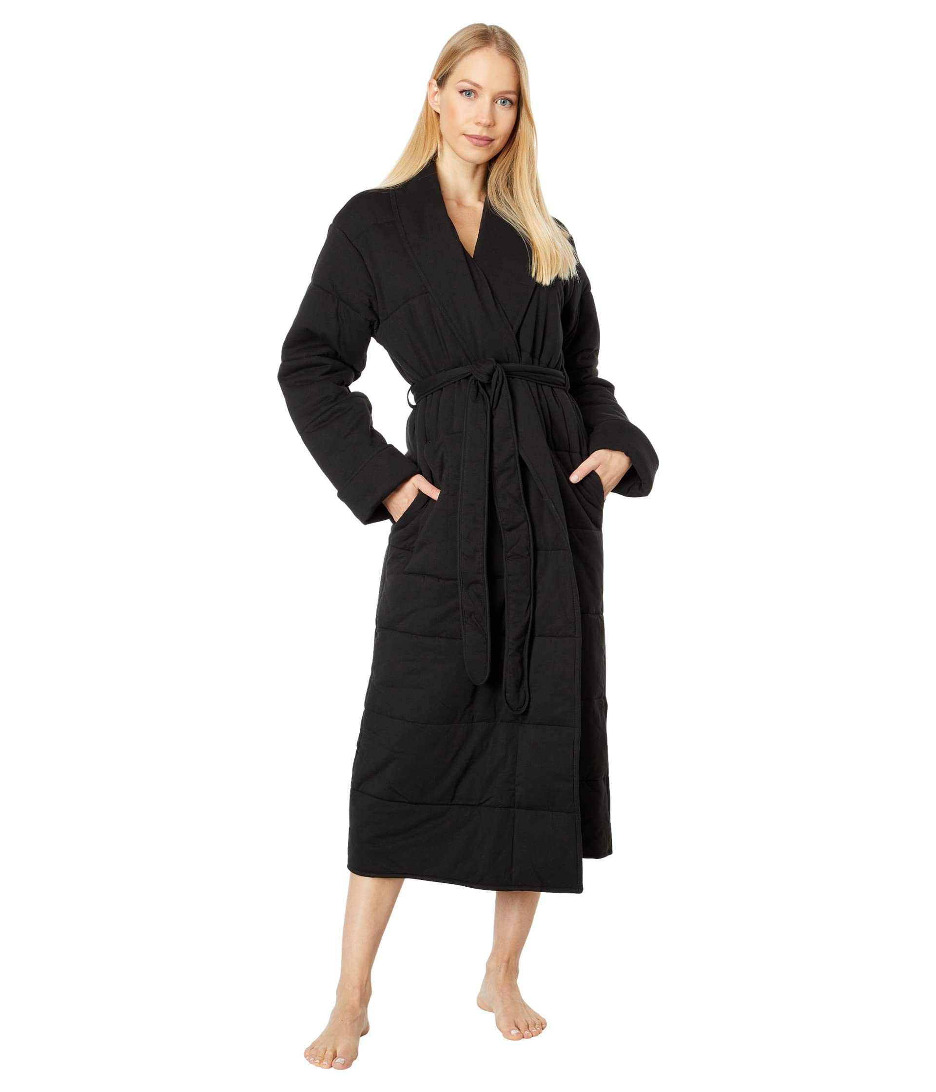 Premium Skin Sierra Cotton Duvet Robe - Soft & Breathable Long Bathrobe for Women & Men - Perfect for Spa, Lounge, Beach Cover-Up & Hotel Luxury