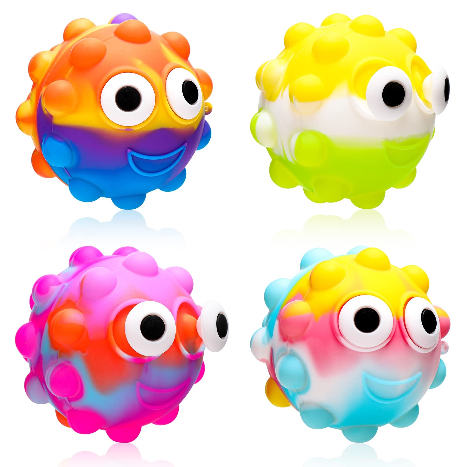 **Stress Relief Fidget Toys for Kids & Adults - i-FSK Pop Bubble Sensory Balls, Autism Anxiety Relief, Easter Gifts, Classroom Rewards - Perfect for ADHD Focus, Office Stress & Sensory Play**
