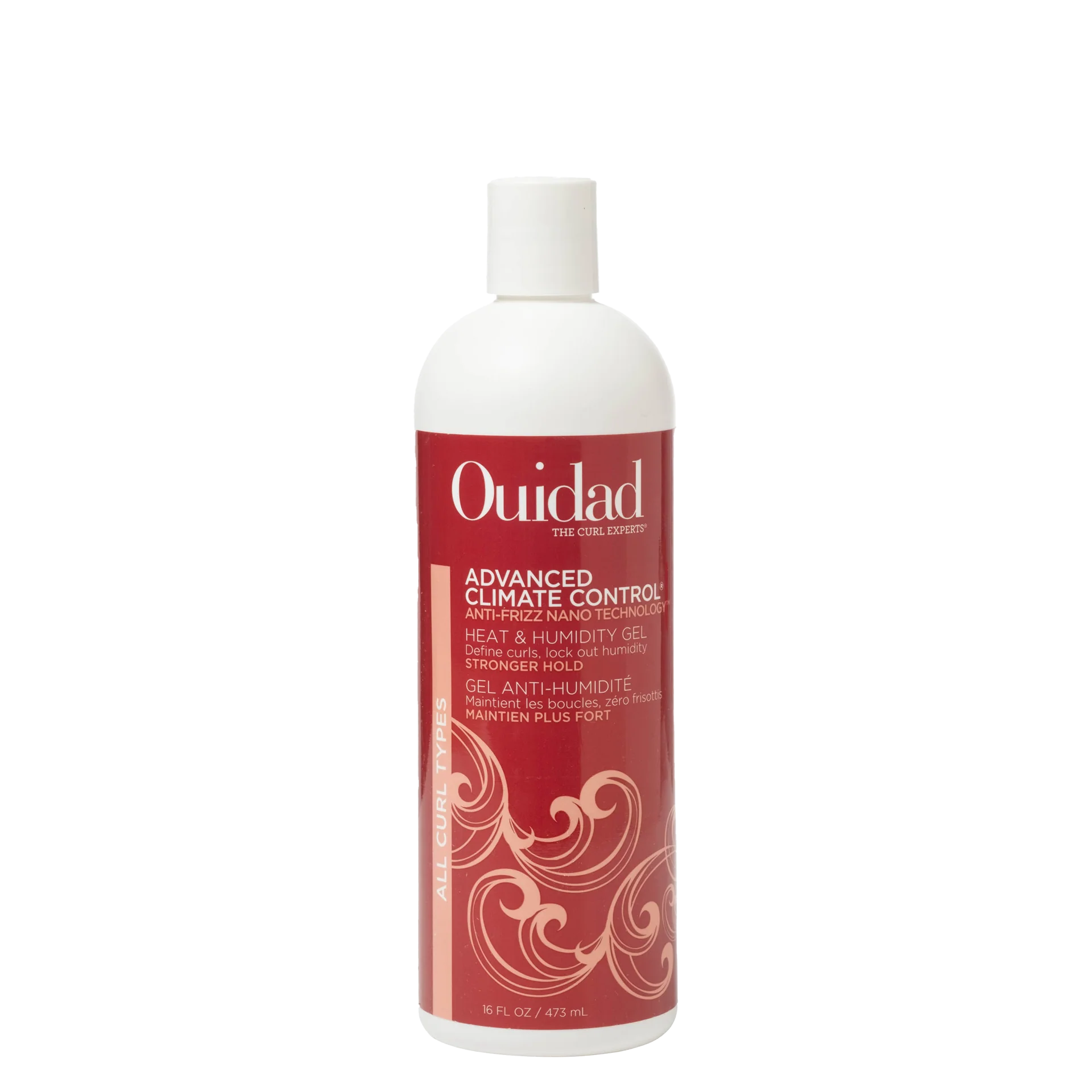 Ouidad Advanced Climate Control Gel - Strong Hold, Humidity & Frizz Control Styling Gel for Curly Hair - Perfect for Daily Styling, Workouts & Humid Weather