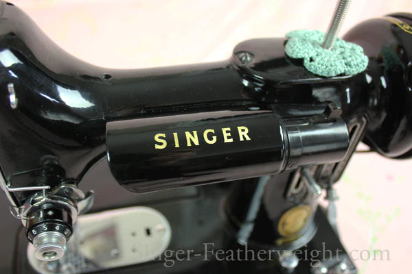 Vintage Original Singer 221K & 222K Light Housing with Top Switch - Perfect for Sewing Machine Restoration & Antique Singer Parts Collection