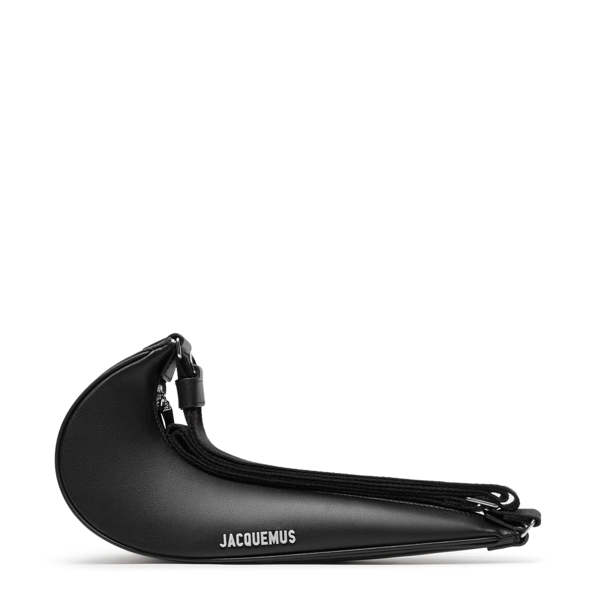 Jacquemus x Nike Le Sac Swoosh Small Black Crossbody Bag for Women | Fashion Designer Handbag | Perfect for Daily Use, Travel & Gym