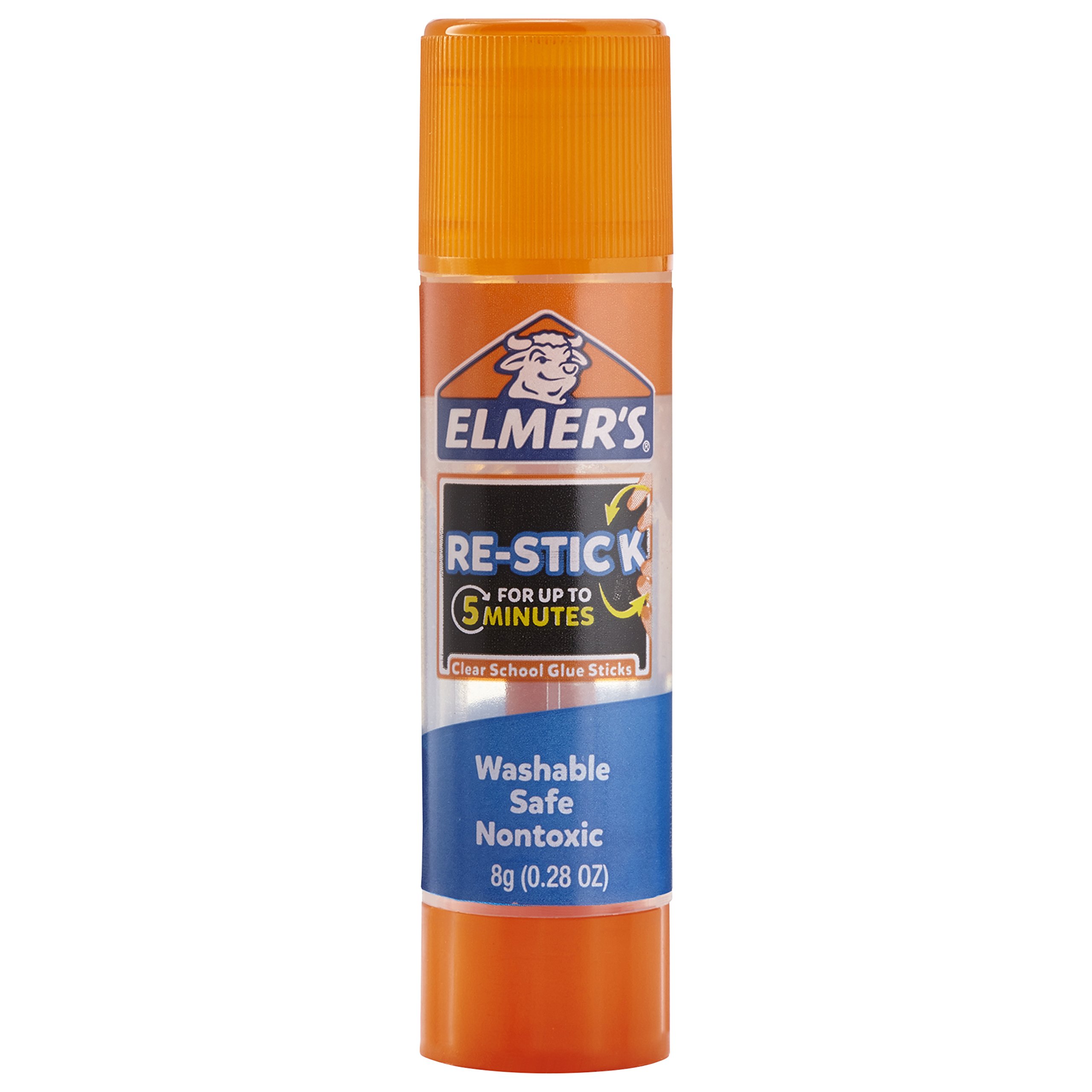 Elmer's Disappearing Purple Glue Sticks - 3 Washable School Glue Sticks + 1 Bonus Re-Stick Glue Stick - Great for Arts & Crafts, School Projects, Scrapbooking and DIY Home Decor