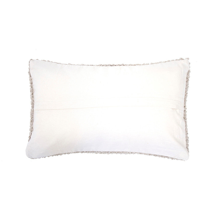 Emmeline Pebble Long Filled Cushion - Soft Decorative Throw Pillow for Sofa, Bed & Couch - Perfect for Living Room, Bedroom & Home Decor