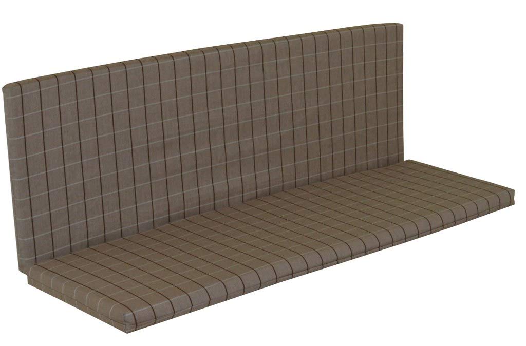 5' Full Bench Cushion in Cottage Tan - Premium Outdoor Furniture Cushion for Patio, Deck, Garden & Porch - Water Resistant & Comfortable Seating Solution by Furniture Barn USA