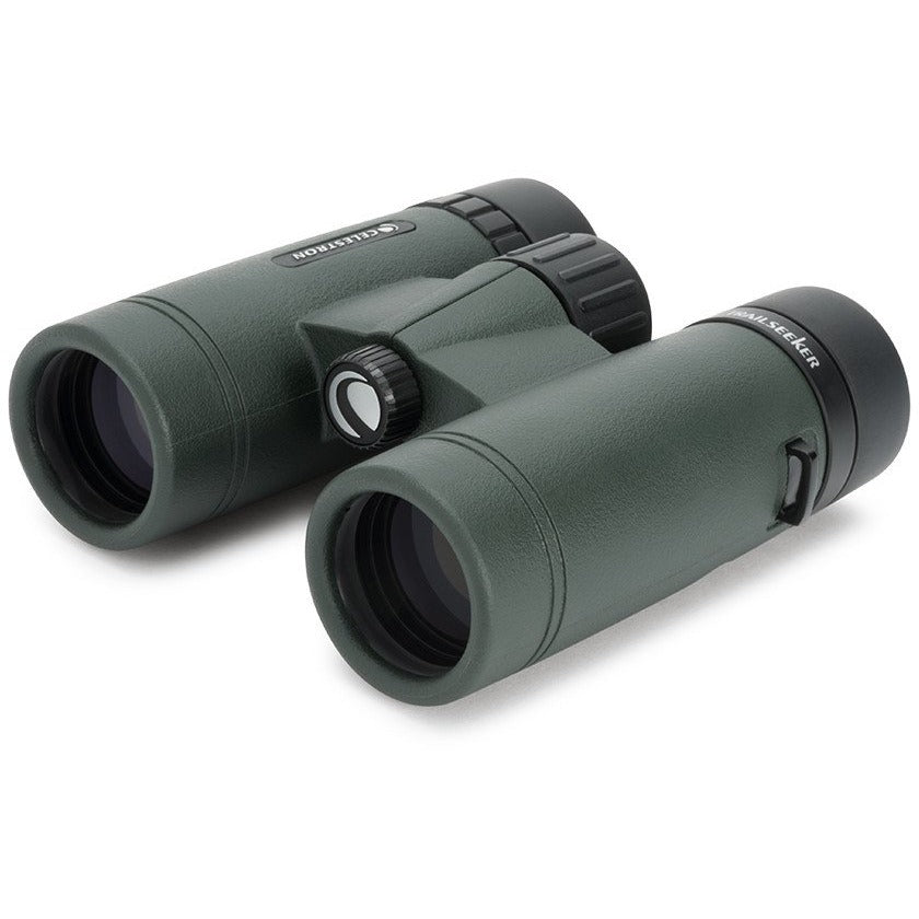 TrailSeeker 8x32mm Roof Prism Binoculars for Hiking, Bird Watching & Outdoor Adventures - Compact & Lightweight Green Binoculars with High-Resolution Optics