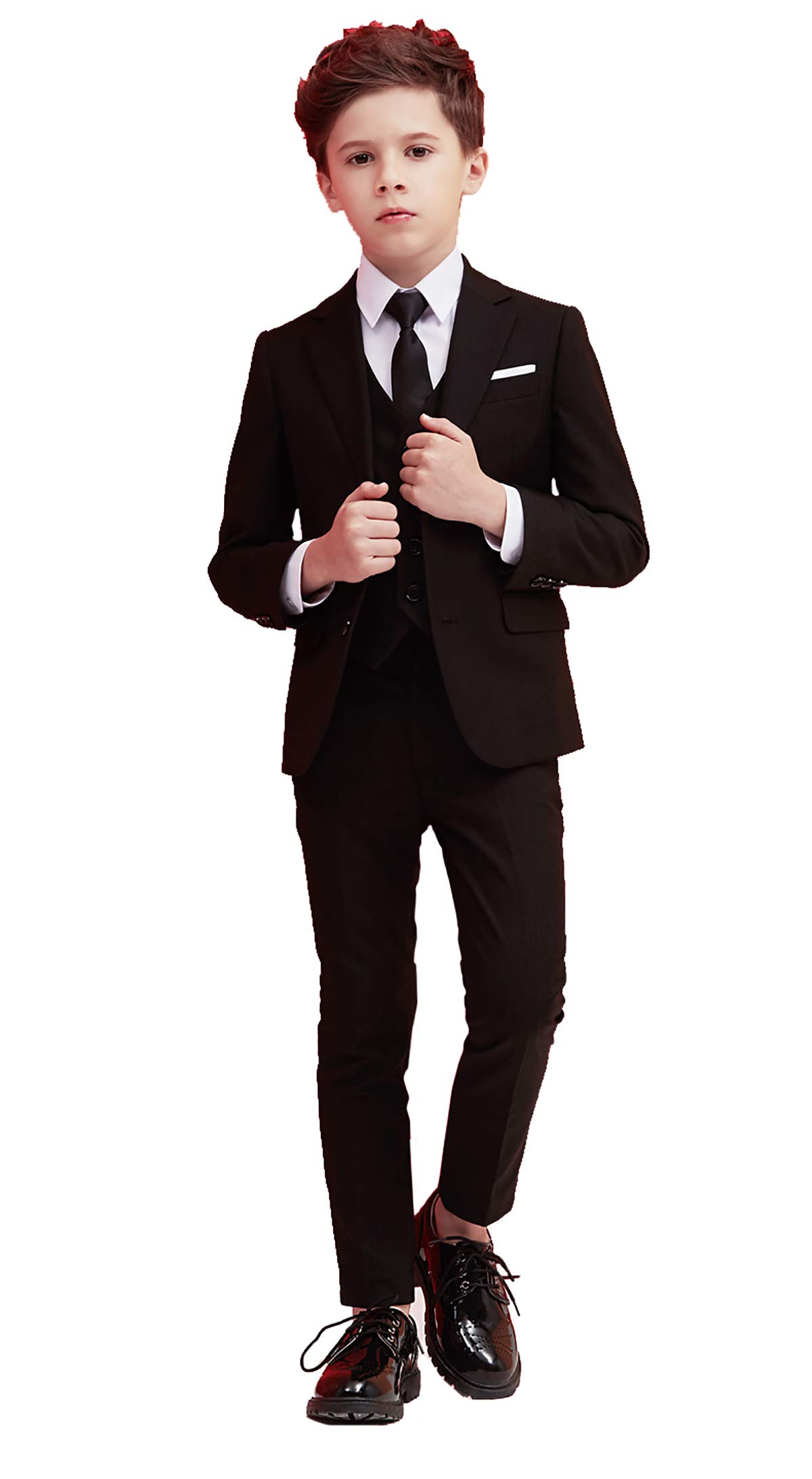 Boys Slim Fit Suit Set for Toddlers - Formal 2-Piece Blazer & Pants Outfit for Weddings, Parties & School Photos