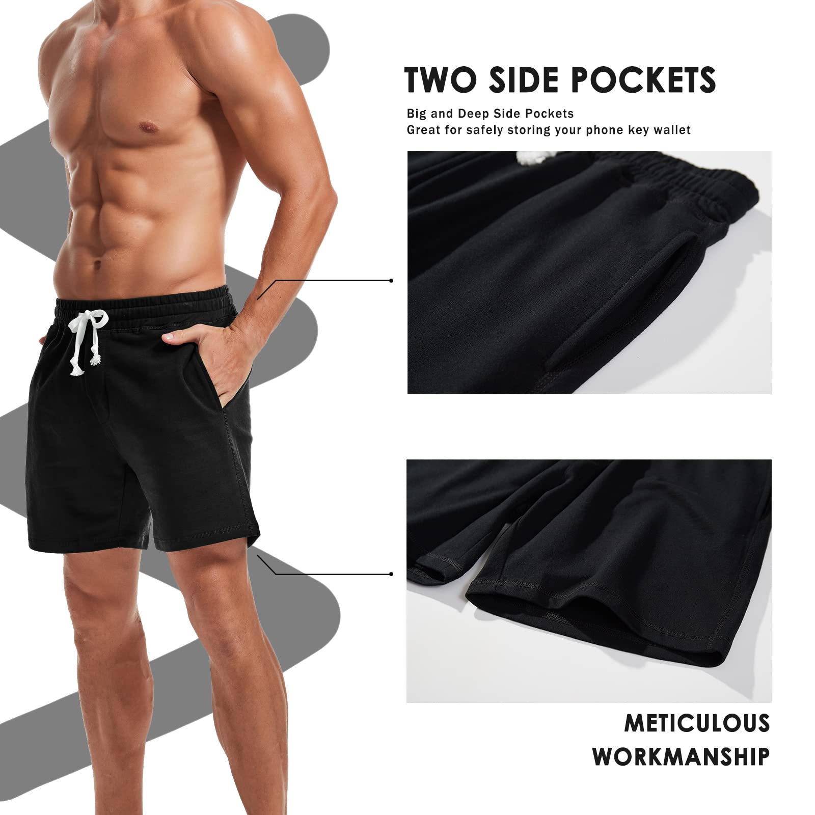 Amy Coulee Men's Gym Shorts 5.5