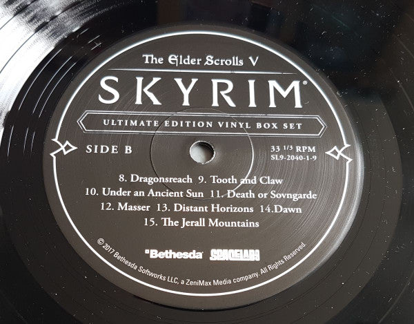 The Elder Scrolls V: Skyrim Original Soundtrack by Jeremy Soule - Deluxe Limited Edition Vinyl Box Set (3xLP, 180g) - Near Mint Condition - Perfect for Gaming & Collectors