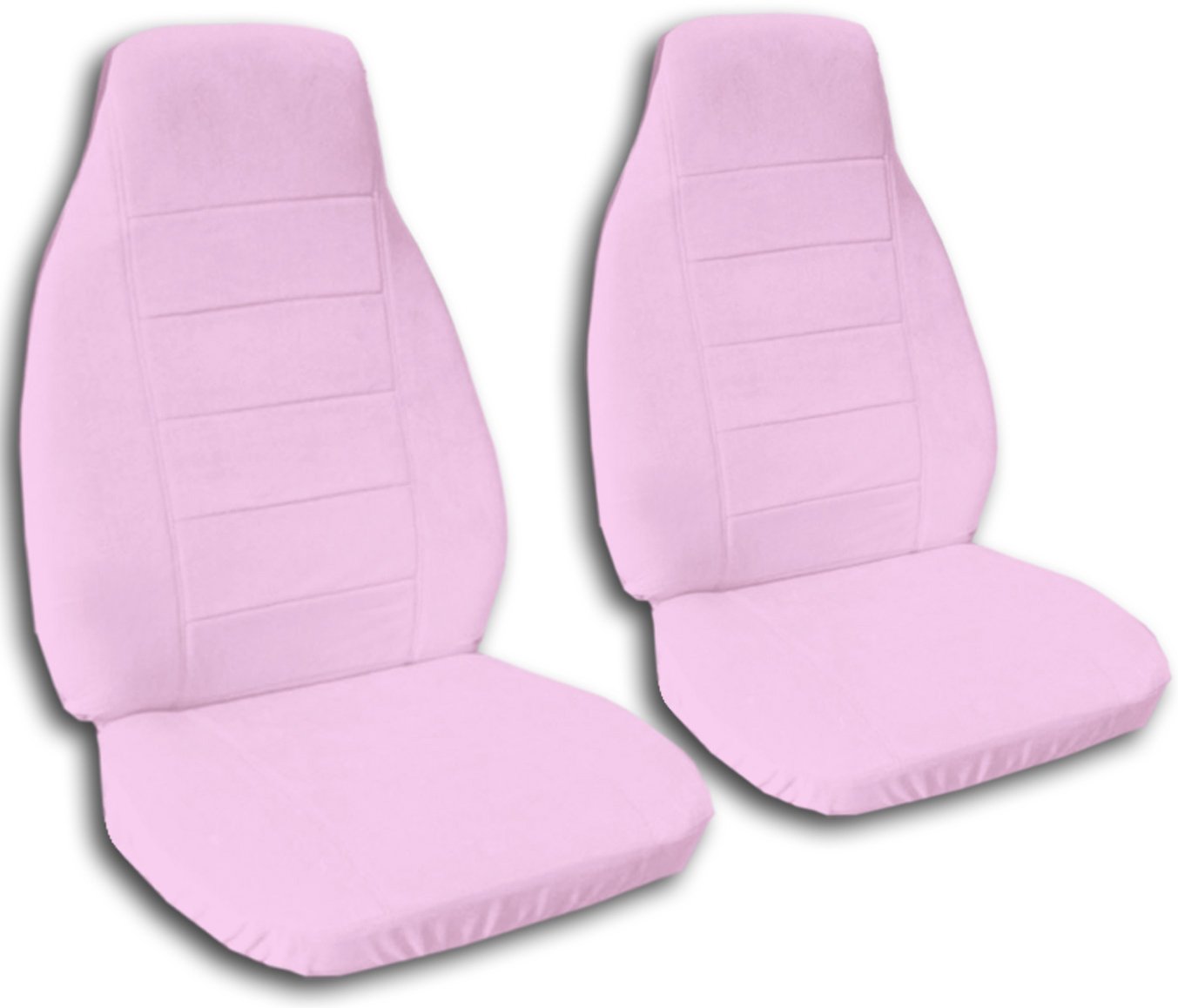 Premium Solid Color Car Seat Covers - Cute Pink Universal Fit for Cars, Trucks, Vans, SUVs & RVs | Semi-Custom Design (22 Color Options) | Perfect for Daily Commute, Road Trips & Vehicle Protection