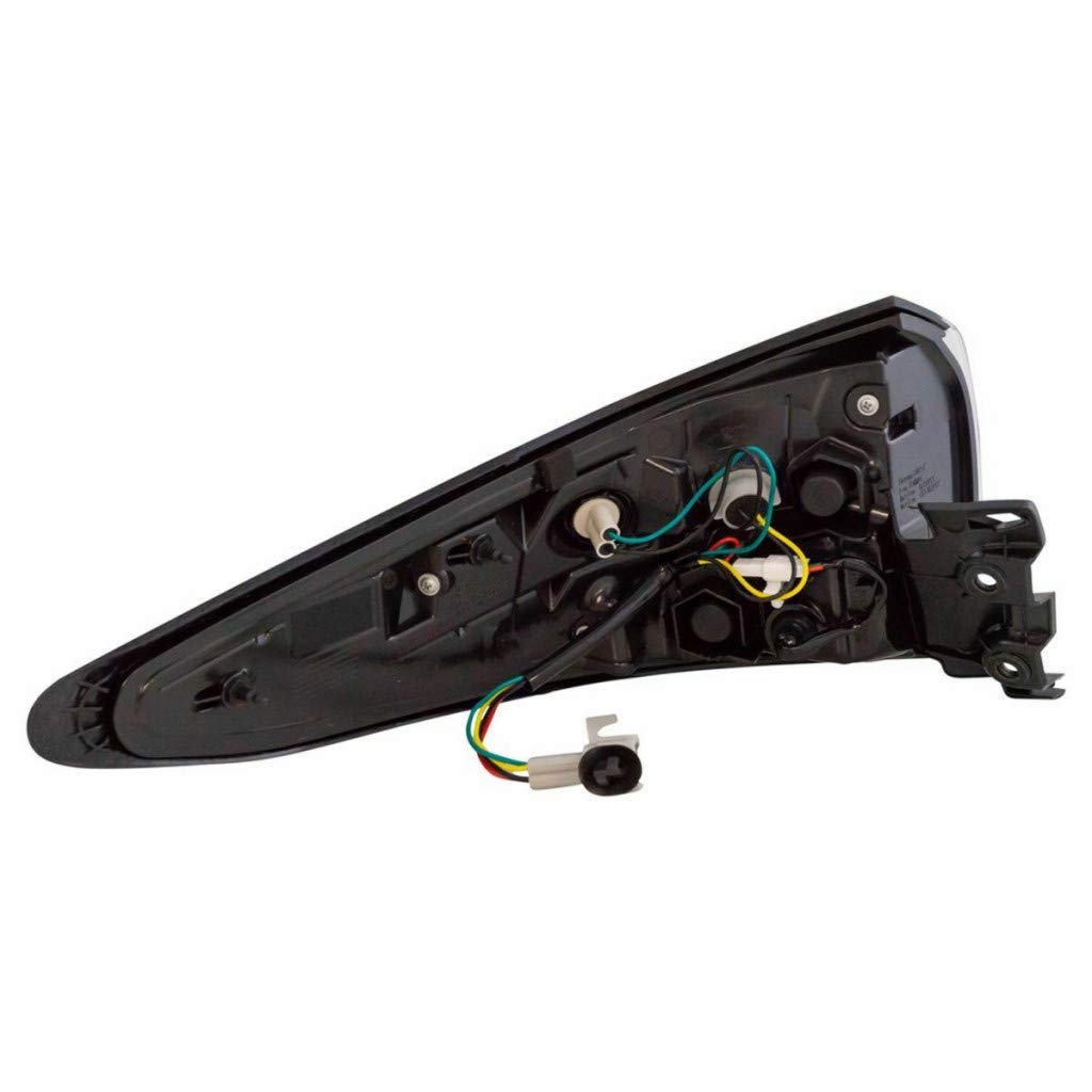 Nissan Murano Tail Light Assembly 2015-2018 Passenger Side LED with Bulbs - DOT Certified (Part #NI2805103 | 26550-5AA0B) | CarLights360 - Perfect for Replacement, Night Driving Safety & Enhanced Visibility