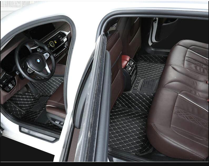 Premium Custom Luxury Car Floor Mats for SUV, Truck & Van - All Weather Protection, Perfect Fit for Most Vehicles (Wine Red) - Ideal for Road Trips, Daily Commutes & Family Adventures