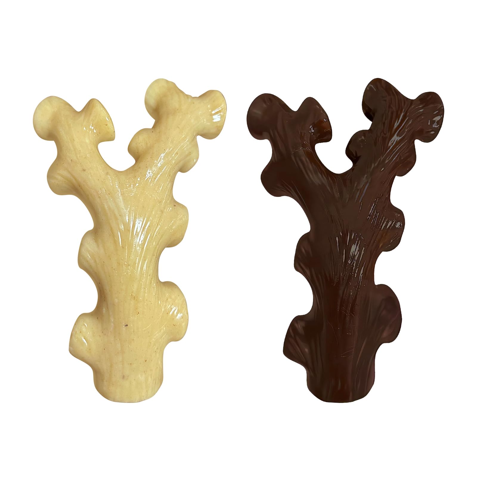 2 Pack Durable Dog Chew Toys for Aggressive Chewers - Tough Indestructible Chew Bones for Medium & Large Breed Dogs - Promotes Dental Health & Reduces Boredom - Perfect for Training, Teething & Playtime at Home or Outdoors