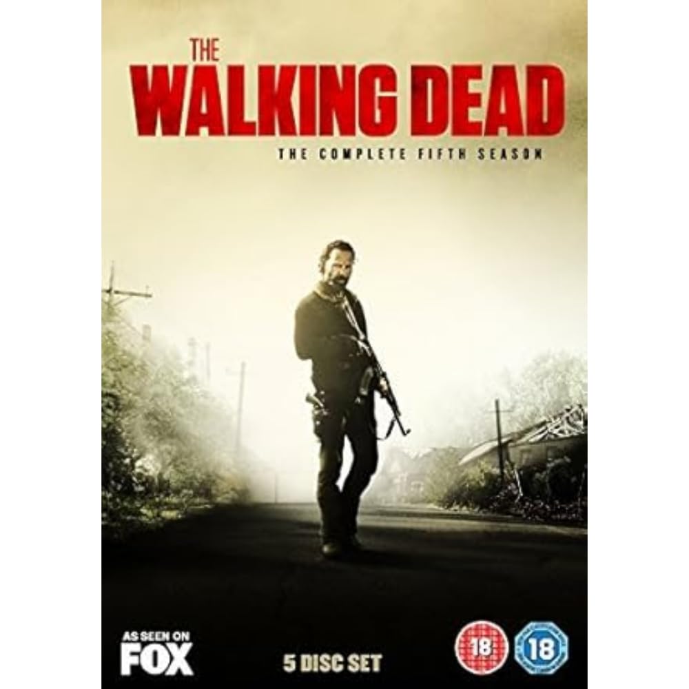 The Walking Dead Season 5 DVD - Complete TV Show Series Box Set | Zombie Apocalypse Drama | Perfect for Horror Fans & Collectors | Great for Movie Nights & Gifts