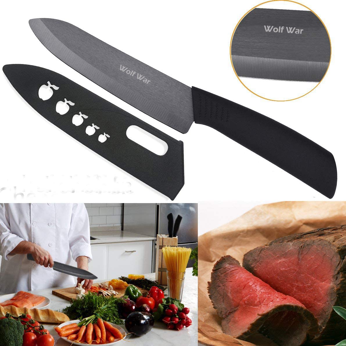 Professional Ceramic Knife Set - 6