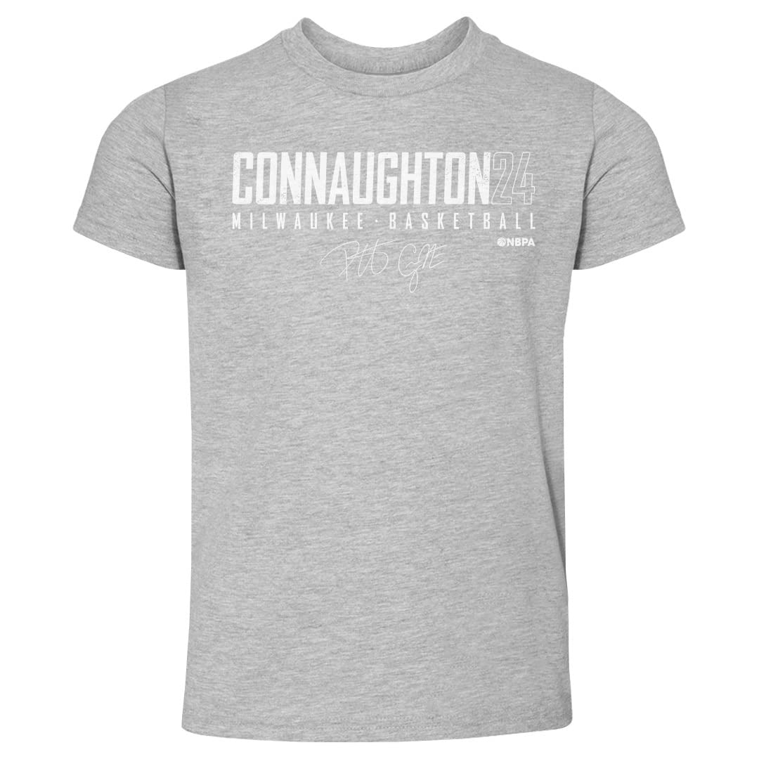 Pat Connaughton Kids Toddler T-Shirt - Milwaukee Bucks Basketball Jersey for Boys & Girls - Soft Cotton NBA Fan Apparel for Playtime & Game Day