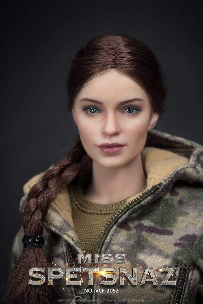 1/6 Scale Custom Female Head Sculpt for Phicen & TBLeague Hot Toys - Perfect for Action Figure Collectors & DIY Customization Projects