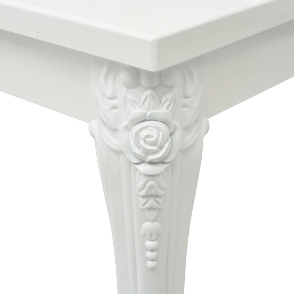 Modern White High Gloss Coffee Table 31.5