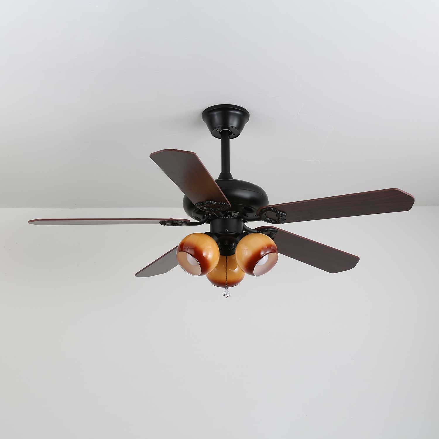 Calantha Bloom Ceiling Fan with Light Kit - 52 Inch Modern Flush Mount Fan with Remote Control, 3 Speeds & Reversible Motor for Bedroom, Living Room & Office