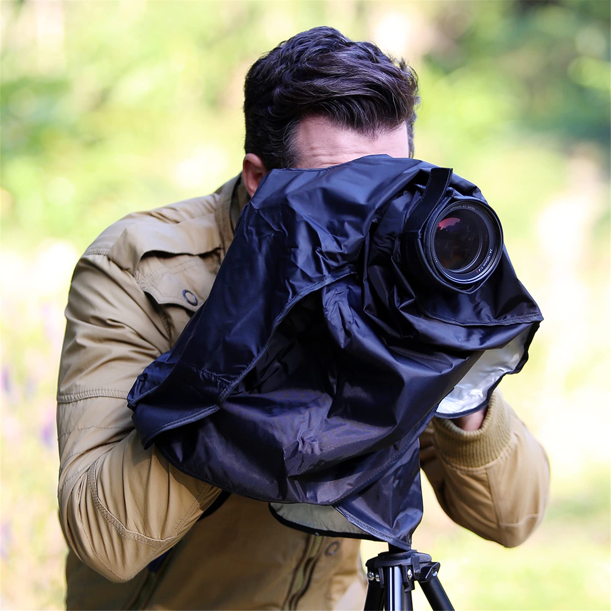 2 Pack Waterproof Camera Rain Cover - Large Size DSLR/SLR Protection for Outdoor Photography in Rain, Snow & Harsh Weather
