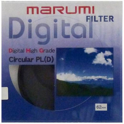 Marumi DHG 62mm Circular Polarizing Filter for DSLR & Mirrorless Cameras - Reduce Glare & Enhance Colors for Landscape & Outdoor Photography