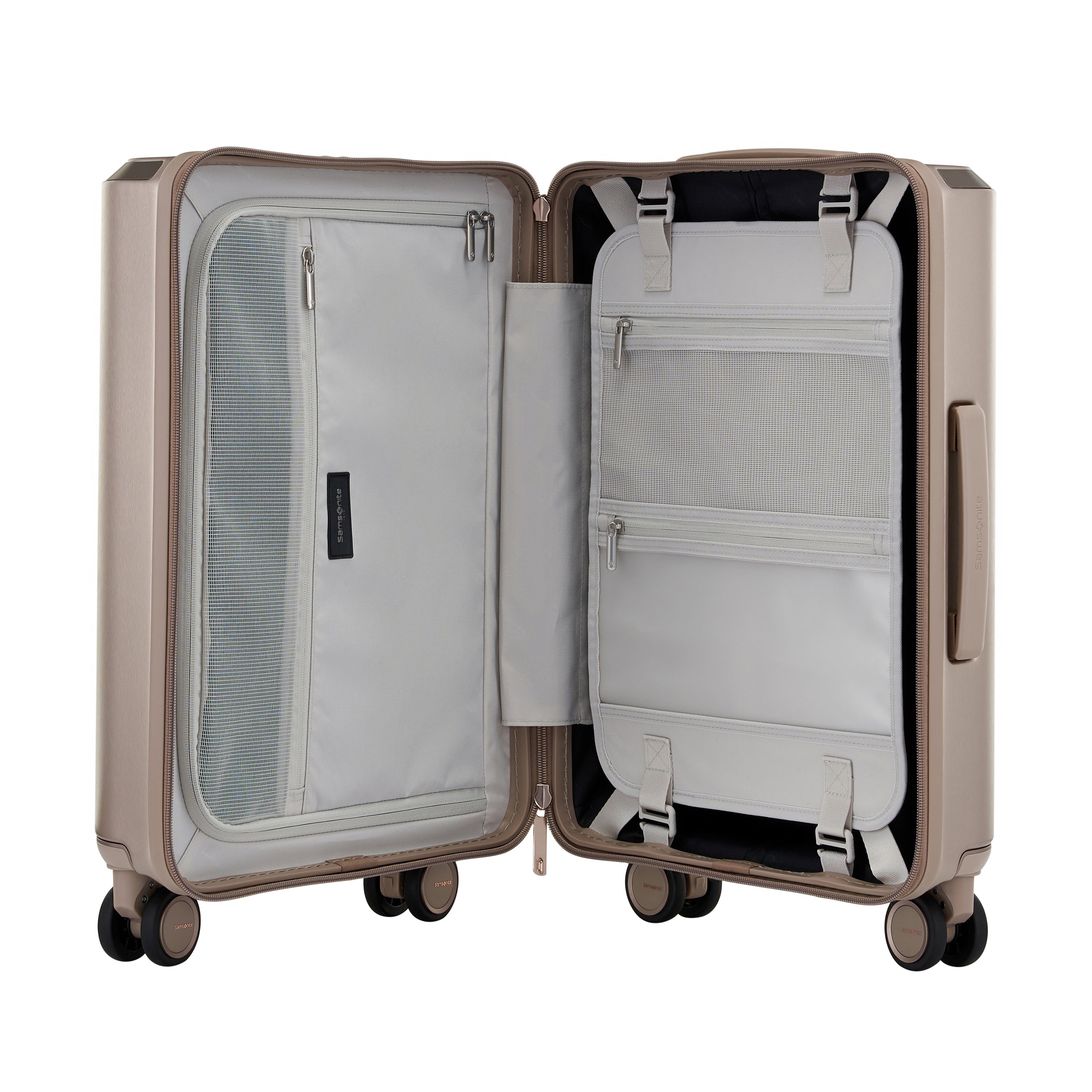 Samsonite Evoa Z 3-Piece Expandable Spinner Luggage Set - Lightweight Hardshell Suitcase with 360° Wheels for Business Travel & Family Vacations | Carry-On & Checked Luggage Options